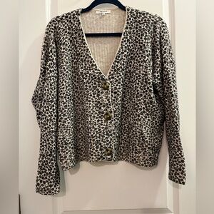 Madewell floral wool blend cardigan